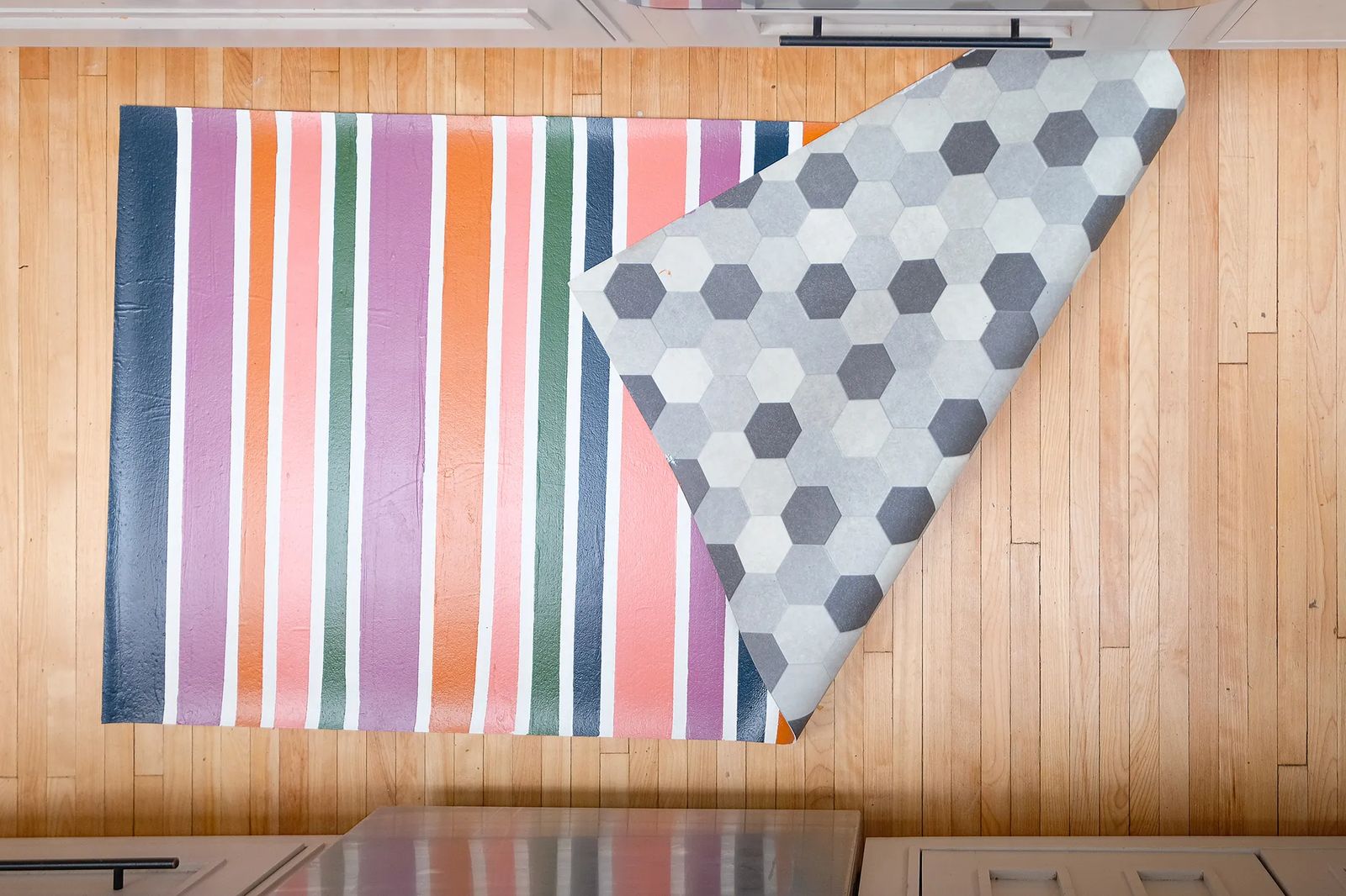 Waterproof Washable, How To Make A Floor Cloth From Vinyl